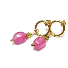 Alloys Collection - Kwarc magenta /13.07.25/ - kolczyki