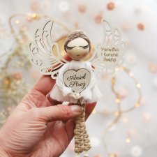 Mały aniołek dla chłopca - prezent komunijny | Pamiątka Komunii