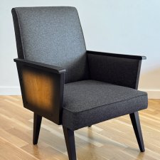 Fotel, po renowacji - tapicerka Blazer, 100% wełna (Camira)
