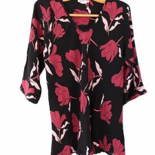 Masai Bluzka vintage wiskoza wzory kwiatowe