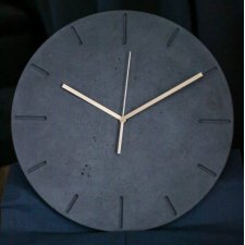Zegar betonowy minimalistyczny 36 cm – nowoczesny design | AURECON