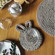 Podkładki pod kubek z uszami królika 4 sztuki