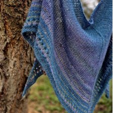 Ocean / chusta z jedwabiem