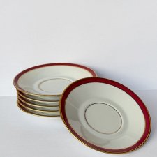 Zestaw 6 porcelanowych takerzyków Limoges Francja lata 50