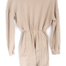 LA COCA  dresowa  sukienka beżowa 36 S