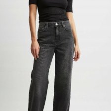 NA-KD proste jeansy Straight Leg damskie 38 M