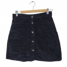 NOISY MAY sztruksowa spódnica damska czarna 36 S