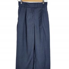 H&M szerokie spodnie damskie granatowe 38 M