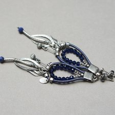 Pętelki sapphire  - kolczyki
