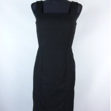 Mango ołówkowa sukienka na szerszych ramiączkach / XS-S