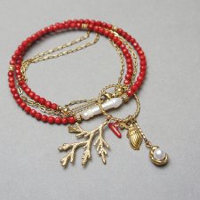 Sea collection - Koral red vol. 3 /choker/ 22.03.26