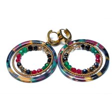 Wianki circle (colourful) - kolczyki