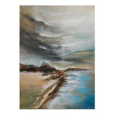 Cichy blask, obraz nowoczesny, ręcznie malowany 80 x 60