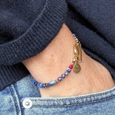 Subtelna bransoletka z kamieni naturalnych