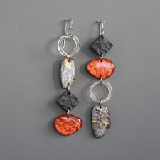 Długie asymetryczne kolczyki