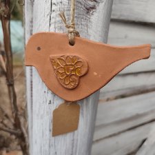 ptaszek ceramiczny zawieszka