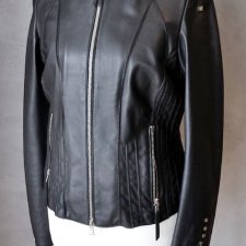 Skórzana kurtka MILESTONE skóra jagnięca rock S M