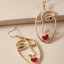 Abstrakcyjne kolczyki Picasso