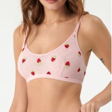 SINSAY - BIUSTONOSZ Z HAFTEM - TRUSKAWKI - M