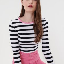 SINSAY - CROP TOP W PASKI - S