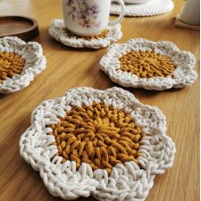 Podkładki pod kubek kwiaty