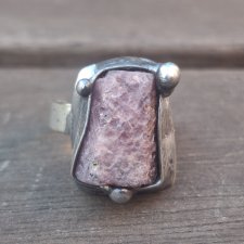 Rubin - pierścionek regulowany