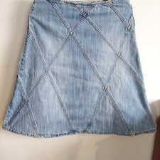 H&M Jeansowa spódnica w styly vintage