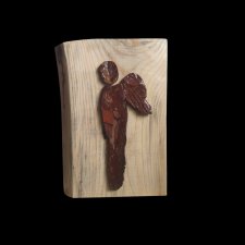 Asamblaż z kory -seria Abstrakcje anielskie 3