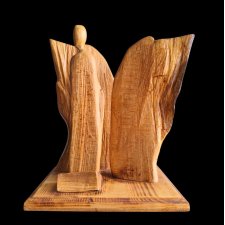 Monumentalna Instalacja "Anioł Stróż" | Rzeźba anioła z drewna |  Majsternia Drewna Drewnica