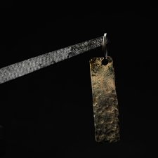 Personalizowany Brelok z Mosiądzu Ręcznie Kuty – Unikat Handmade, Grawer/Inicjały, Prezent | LATEM#003