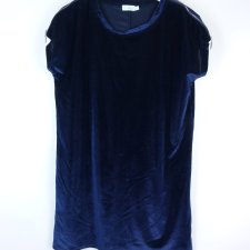 Blue Vanilla welurowa tunika zip - 14 / L