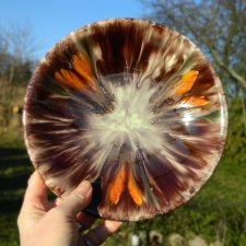 Jasba Keramik * Vintage Art * majolika * paterka talerz * ceramika dekoracyjna do kolekcji * lata 50-60'