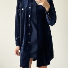 Ulla Popken welurowa koszula (Vw)