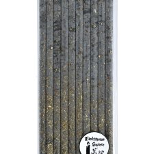 Miotła Wiedźmy - czarne świece z piołunem i dziurawcem •100% wosk pszczeli