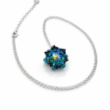 Delikatny Naszyjnik "Zircon Maxima" z kryształów Preciosa