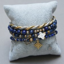 Zestaw bransoletek Lapis lazuli vol. 3 /10.02.26/- Szlachetna kolekcja