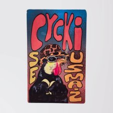 Magnes na lodówkę - kura -  CYCKI SE USMAŻ