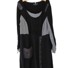 Oryginalna sukienka vintage detale wiskoza