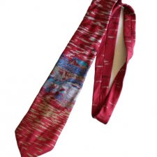 EXPERT - JEDWABNY KRAWAT - JAK MALOWANY