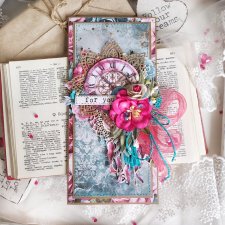 Kartka na urodziny, prezent ręcznie robiony