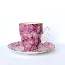 Filiżanka Różowy Marmurek Włocławek Carry PRL Design