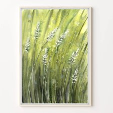 Oryginalna akwarela A4. Łąka