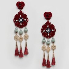 HER CURIOUS NATURE - KOLCZYKI KWIATY - cyrkonie