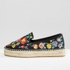ASOS - ESPADRYLE W KWIATY - HAFT - 36