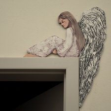 Opiekun Anioł... Ręcznie malowane