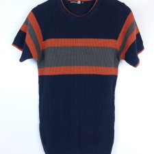 Boohoo Man dzianinowy t-shirt bawełna akryl / M