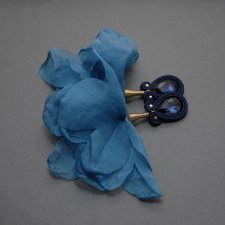 klipsy sutasz z kwiatkami