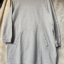 UP 2 FASHION 95% bawełna 5 % wiskoza ciepła sukienka bluza tunika  -  z metkami