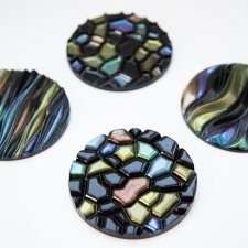 Komplet podkładek z żywicy epoksydowej