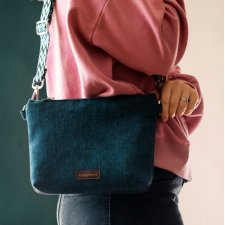 Granatowa kopertówka